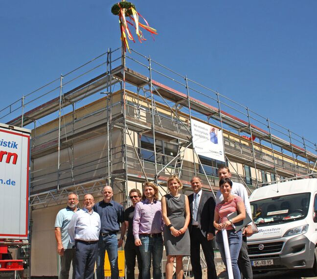 Kjellberg Richtfest Sozialgebäude